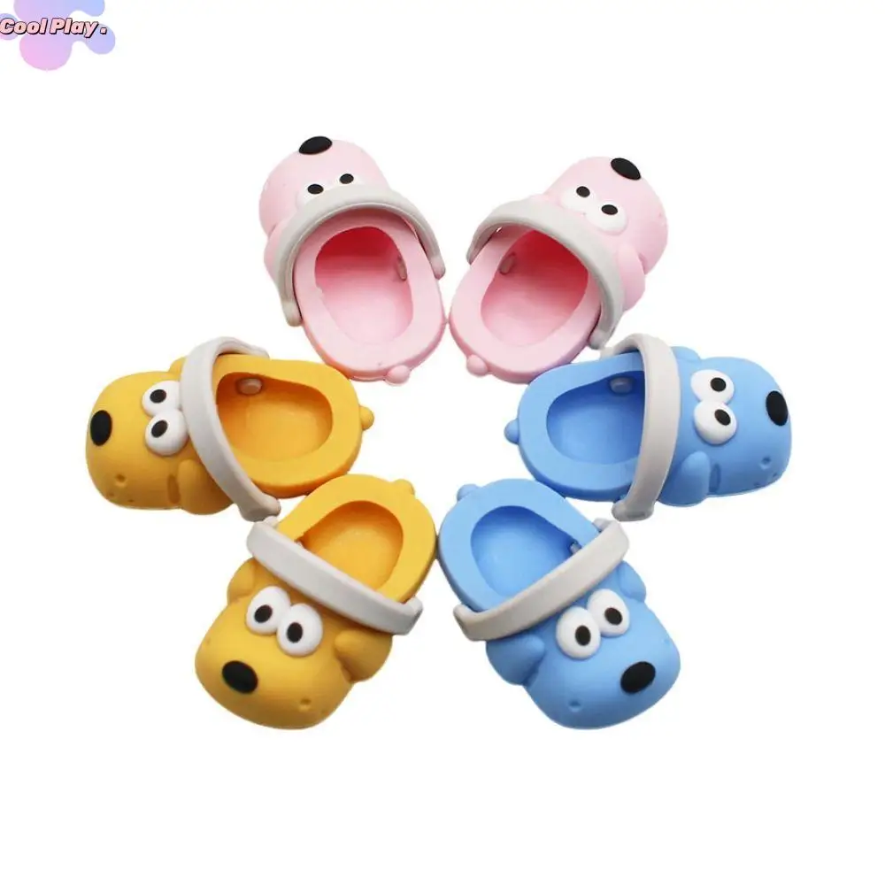 

1Pair Cute Dog 20cm Cotton Doll Shoes Animal Sandal Standing Cotton Doll Shoes Mini Cute Mini Doll Board Shoes Birthday Gift