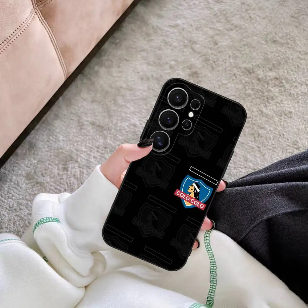 حافظة هاتف New Club Social Y Deportivo Colo لهاتف سامسونج S 24 Fe 25 Ultra Plus 20 Lite 21 30 22 23 24 22 Ultra 5G Fundas