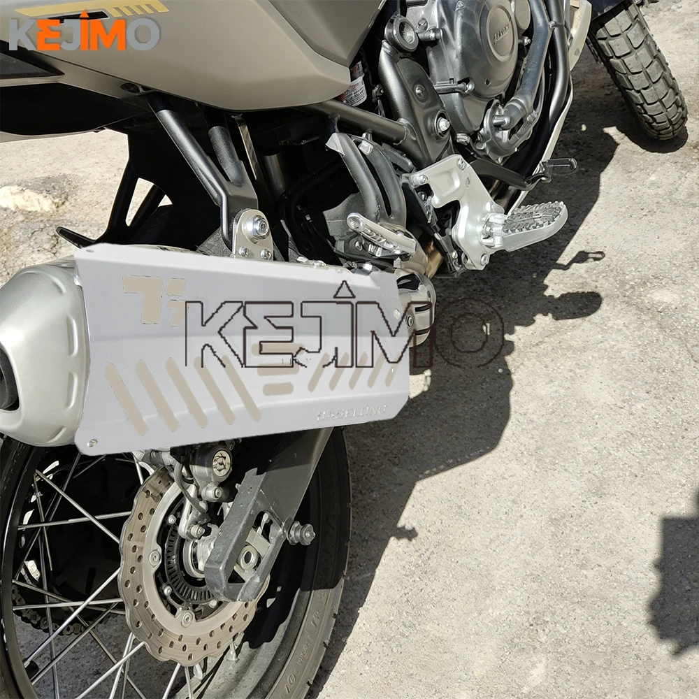 

FOR YAMAHA TENERE700/Rally/World Raid T7 2019 - 2024 Exhaust Pipe Guards Cover Motorcycle Muffler Crash Protector Heat Shields