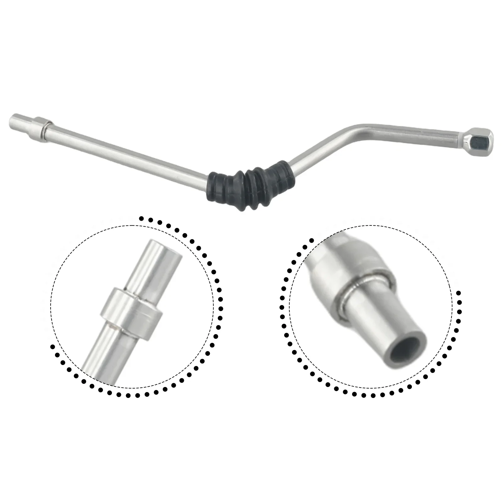 Enhanced Performance Coffee Machine Anti Scorch Rubber Elbow Arms Stainless Steel Inch Stainless Steel Fitting