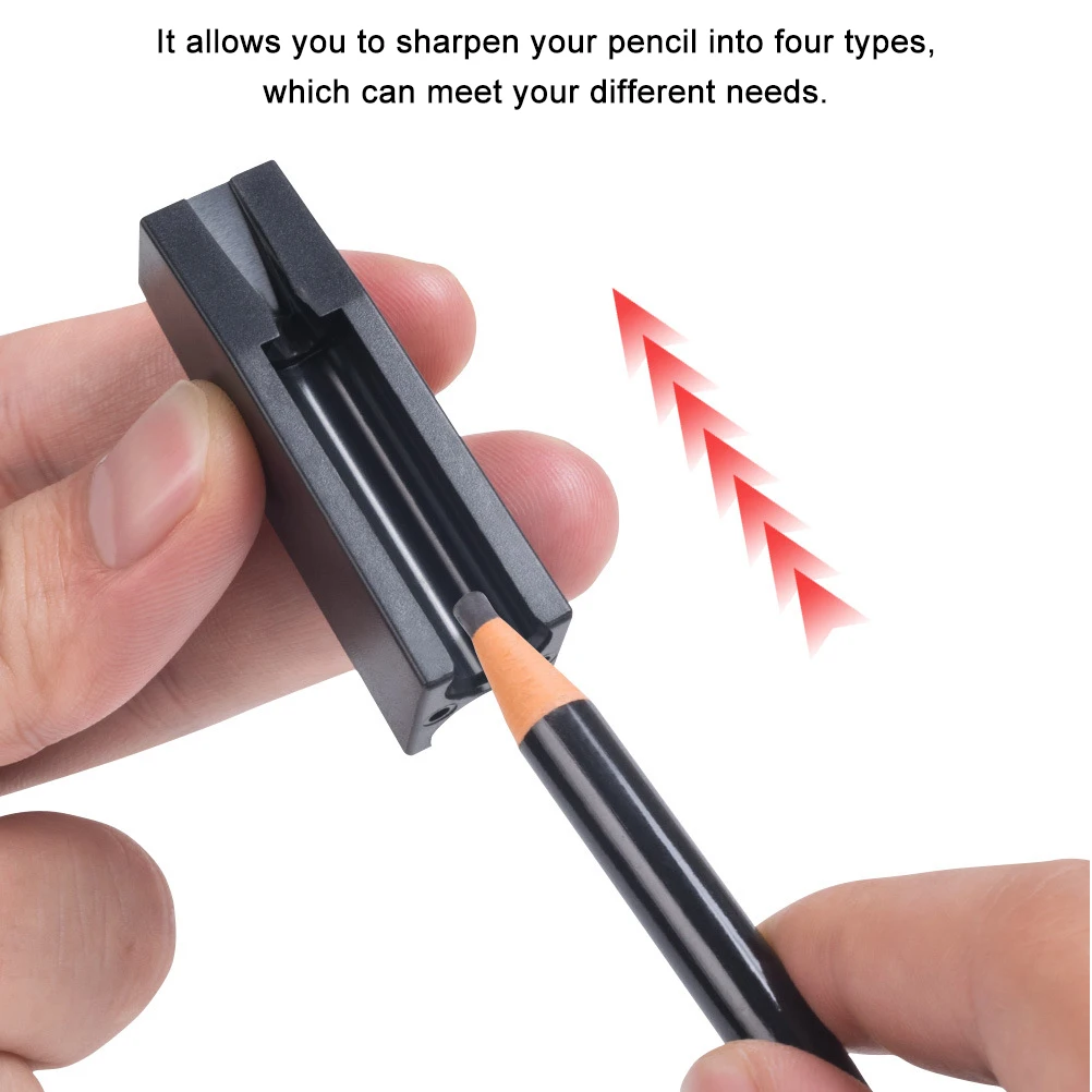 ที่เหลาดินสอเขียนคิ้วอเนกประสงค์สำหรับดินสอเครื่องสำอาง ทำความสะอาดขอบดินสอได้อย่างรวดเร็ว อุปกรณ์แต่งหน้า ชุดเครื่องมือความงาม