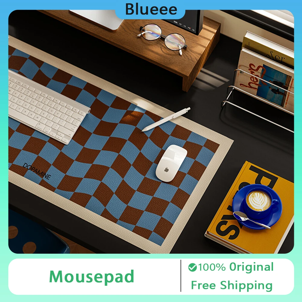 

Large Size Mousepad Waterproof Oil Resistant Non-Washable Heat Insulation Keyboard Pad Simple Sle PVC Material Office Desk Mat