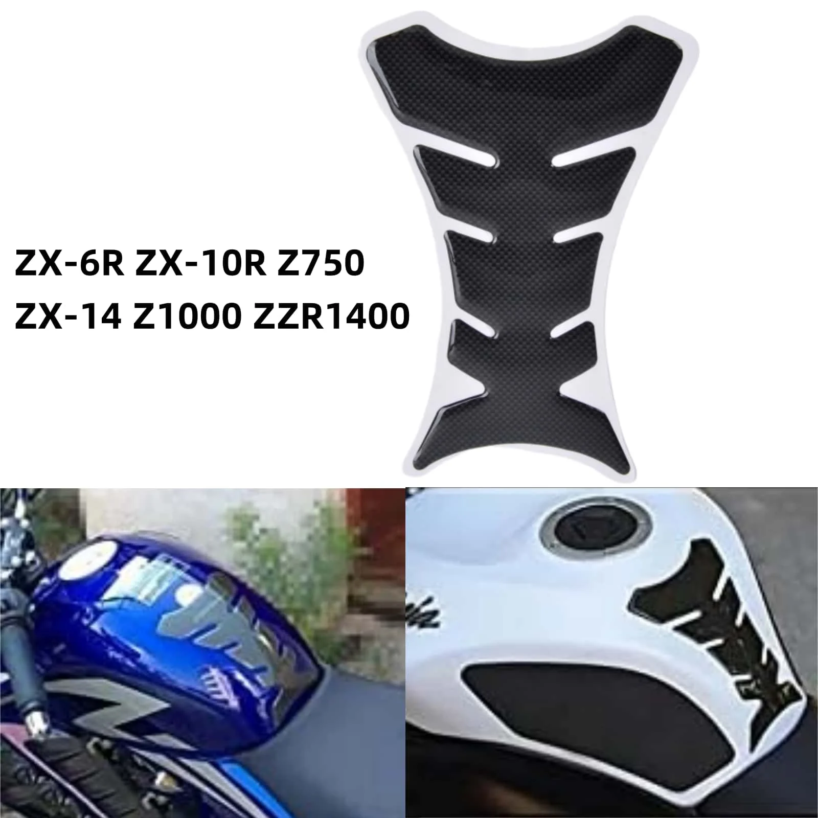 

Для Kawasaki Z750 Z1000 Ninja 250 650 ZX-6R ZX-10R ER-6N и т. д. крутая наклейка на мотоцикл, газ, масло, топливный бак, защитная наклейка, чехол