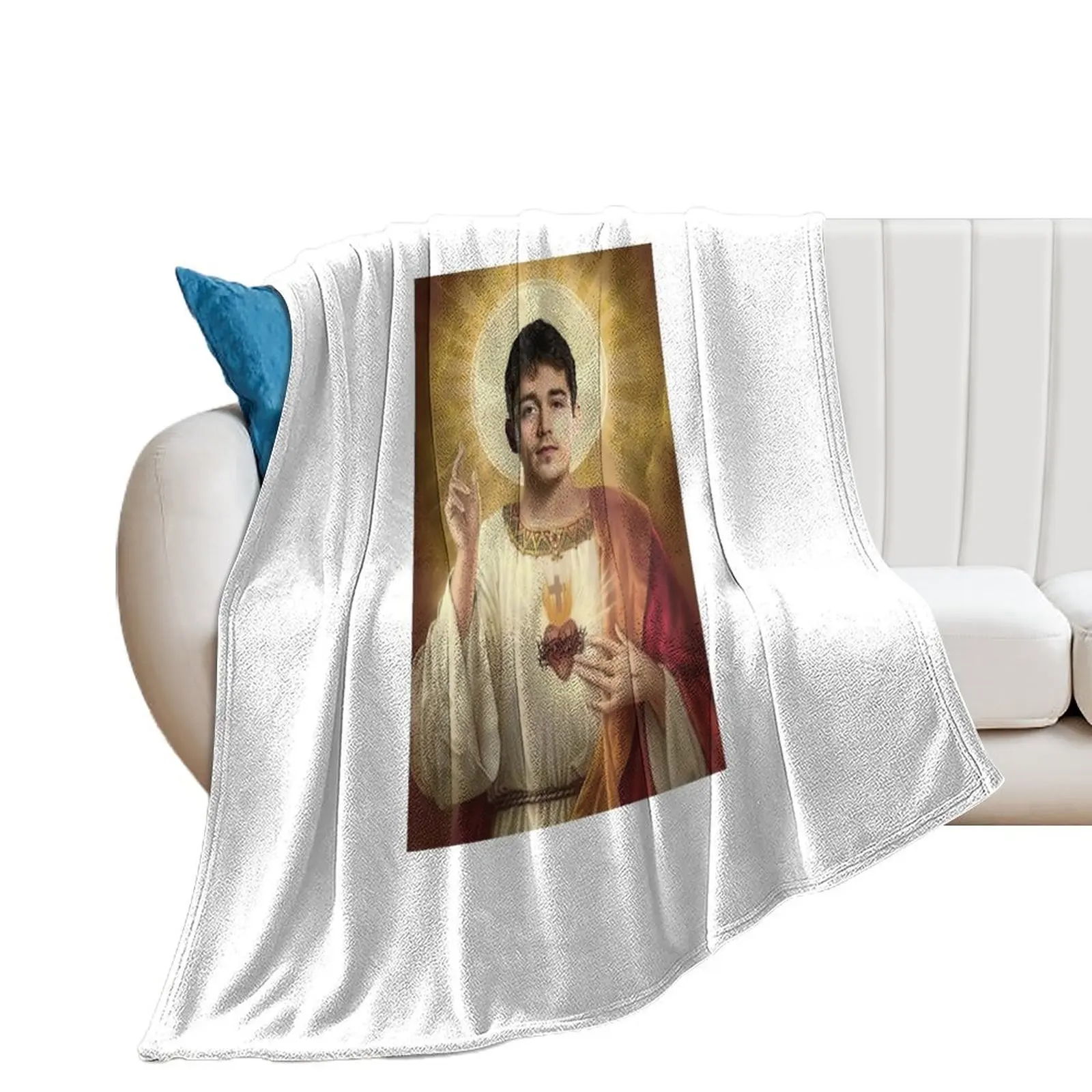 

Charles Leclerc God Throw Blanket Soft Travel Giant Sofa Blankets