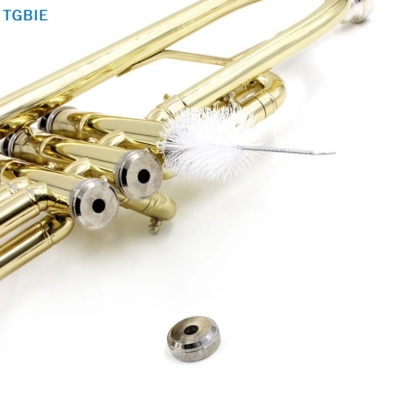 [TL]1 Set Trumpet Maintenance Kit Bendable Grasp Snake Brush Mouthpiece Brush Cornet Cleaning Kit Musical Instrument Accessories