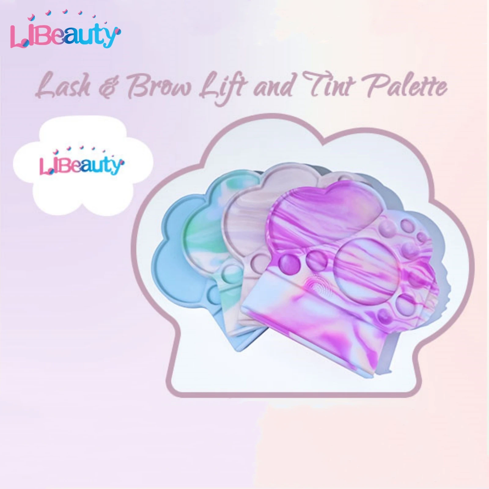 Libeauty Non-Slip Silicone Palette Lash Lift & Brow Lamination Extra Large Cat Paw Tray for Eyelash Perm and Eyebrow Lamination view 6