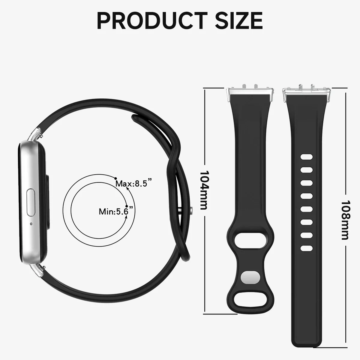 سوار سيليكون للساعة للنساء ، ملحقات محول لمجرة تناسب 3 ، فتيات سامسونج