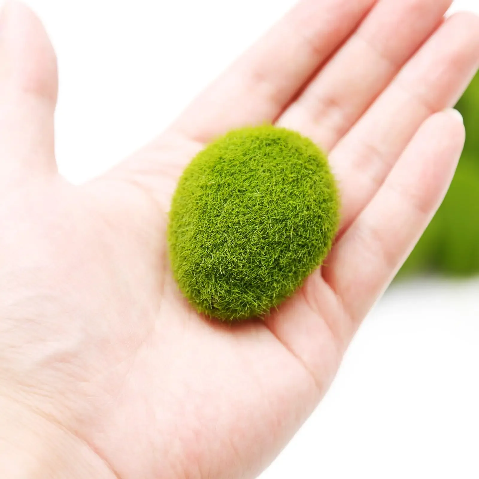 10Pcs Simulation Moss Stone Artificial Moss Rocks Ball Fake Green Plant for Home Garden Flower Pot Decoration Creative Crafts