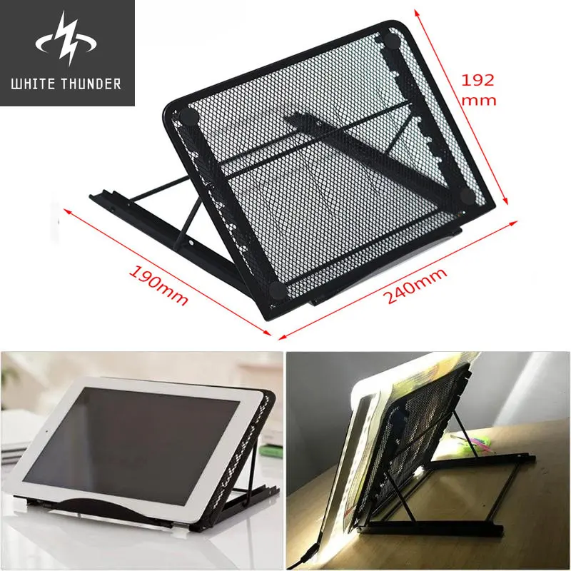 Metal Mesh Foldable Adjustable Stand For IPad IPhone Samsung Tablet PC Laptop Desk Holder Bracket Digital Tablet Drawing Board