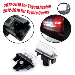 2pcs Car License Plate Lights White Error Free LED Number Lamps For Toyota Corolla Camry Yaris Prius C Ractis Verso Vitz Avensis