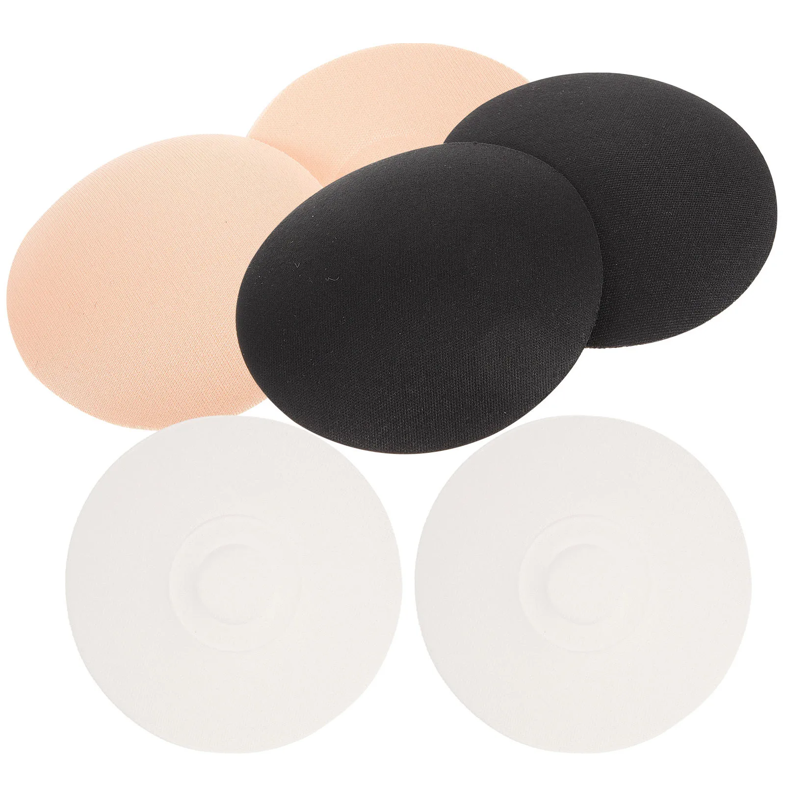 3 pares de almofadas de peito invisíveis respiráveis design ergonômico adesivos reutilizáveis à prova de suor adesivos de capa de adesivo de peito