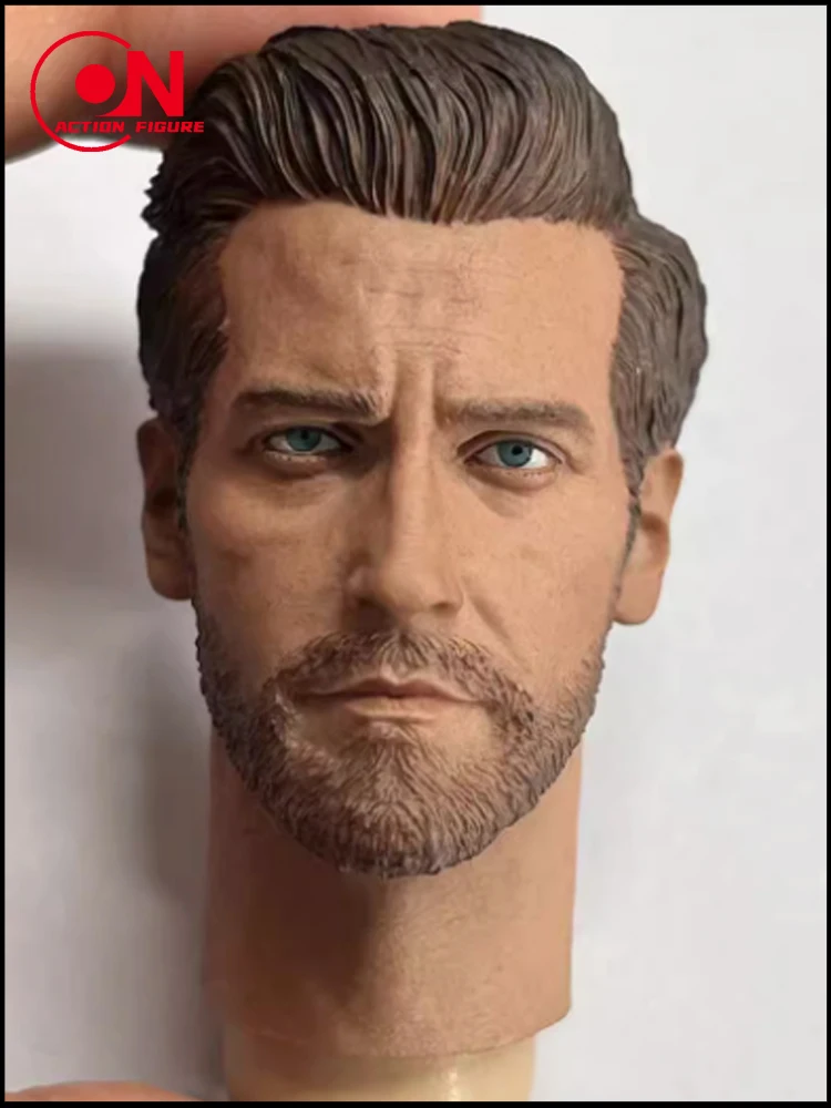 In Stock 1/6 Scale Quentin Jake Gyllenhaal Head Sculpt PVC Male Head Carving Model Fit 12-inch Soldier Action Figure Body