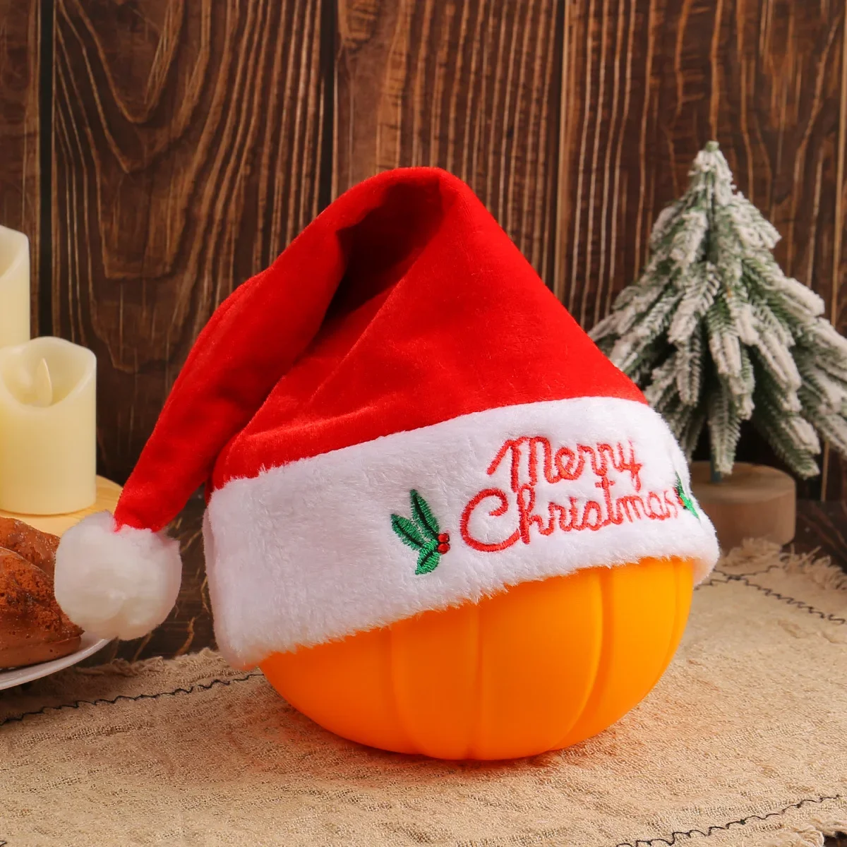 Kerstman Geborduurde Kerstmutsen Creatieve Cap Vakantiefeest Carnaval Prestatiehoed Kerstbenodigdheden voor mannen en vrouwen
