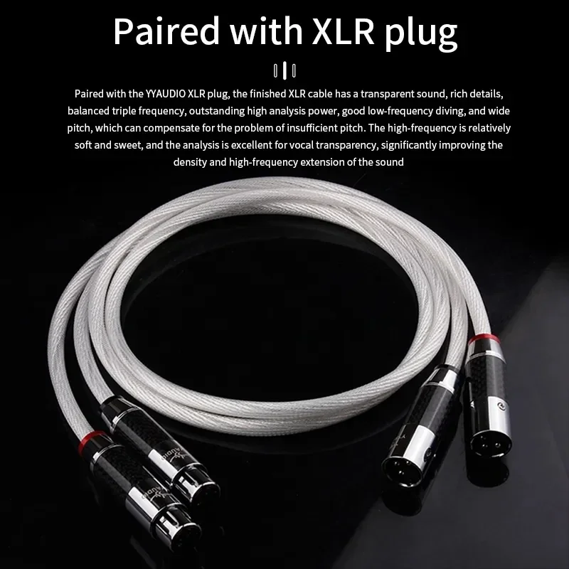 Speaker Cable OCC High end Audio  Purity Silver Plating Subwoofer Amplifier Power Cable Home Theater Sound System DIY Speakers