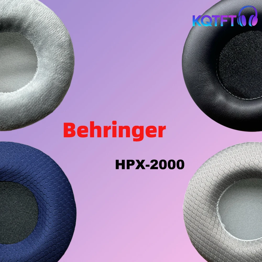 Almohadillas de Repuesto para Auriculares Behringer HPX-2000, Cojín de Cuero, Funda de Terciopelo para Auriculares