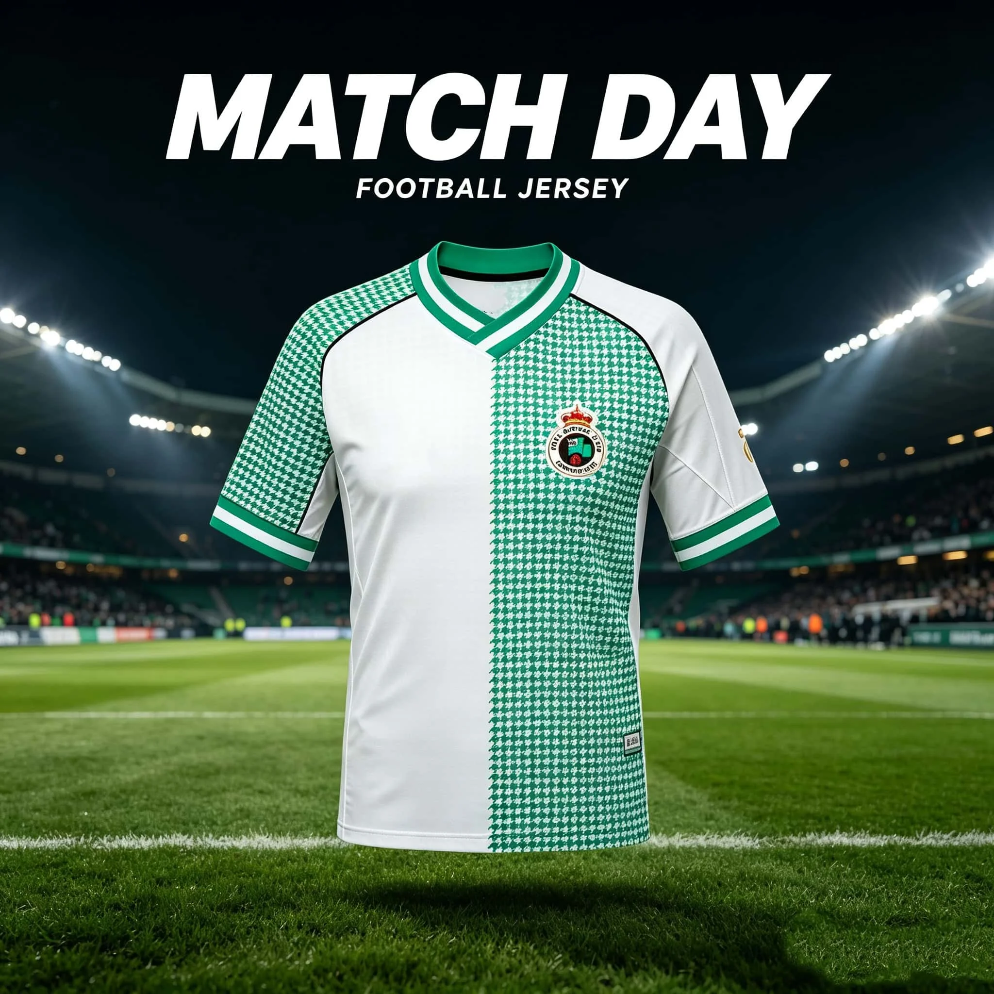 2026-27 Neue Saison Racing Santander Fußballtrikot Bedruckter Trainingsanzug Atmungsaktive Schnelltrocknende Sportbekleidung Bestseller – Detail 3