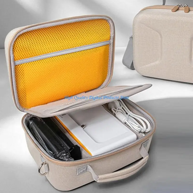U2JE Smartphone Photo Printer Travel Case with Zippered Mesh Pocket for Printer