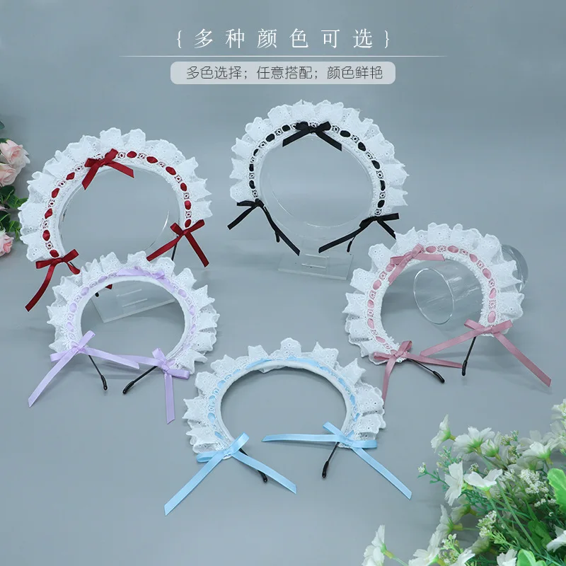 Cosplay zubehör maid stirnband Japanischen zwei-dimensional spitze bogen Lolita kopfschmuck haar zubehör maid stirnband