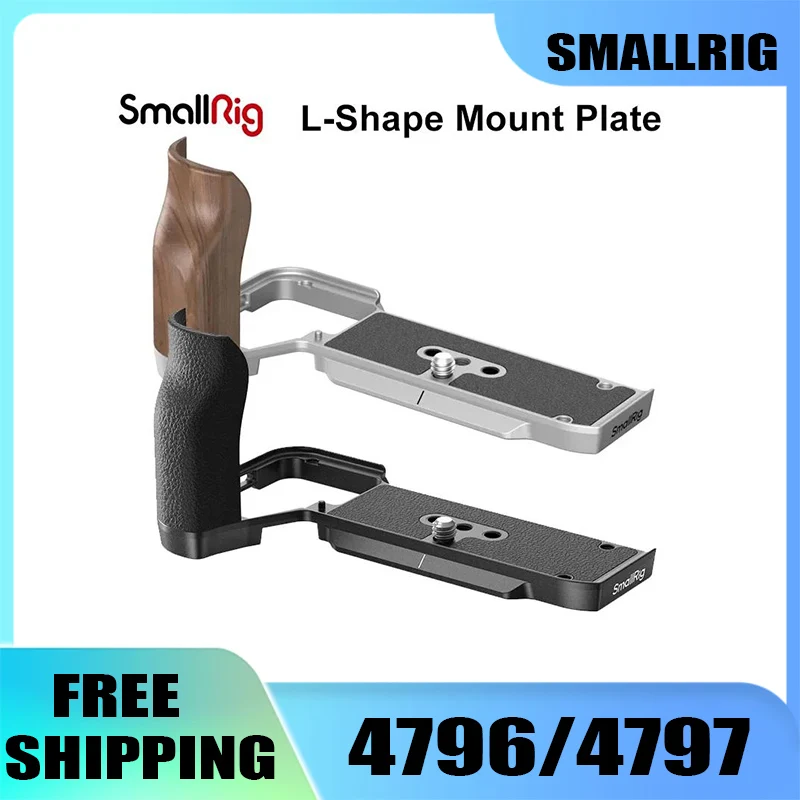 

L-образная монтажная пластина SmallRig с деревянной или силиконовой ручкой, клетка для камеры Sony Alpha 7C II/ Alpha 7CR, аксессуары для фотосъемки