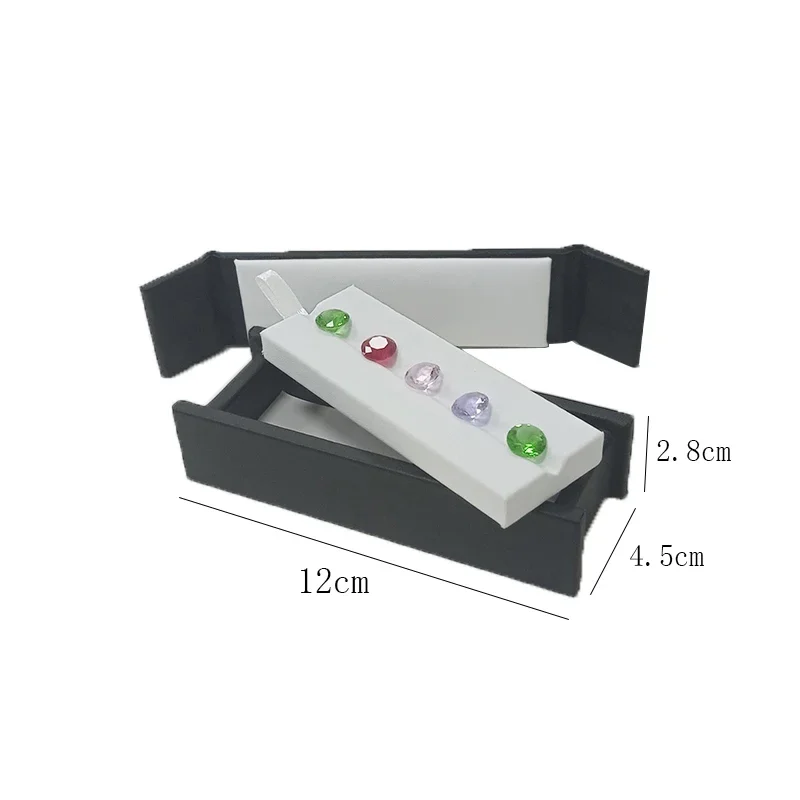 Großhandel Schmuck Edelstein Display Box Fall Lose Diamant Storage Tool Münze Jar Zeigen Tablett Edelstein Topf Edelstein Veranstalter Halter Container