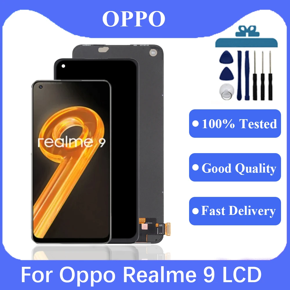 

6.4 Inch Original For Oppo Reamle 9 RMX3521 LCD Display Touch Screen Digitizer Panel Assembly Replacement For Oppo Reamle 9 LCD