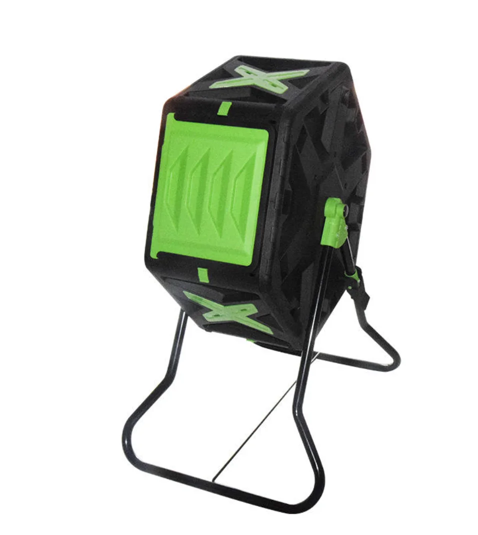 Outdoor Garden Kitchen Waste 70L Compost Bin Rotating Tumbling Composter Compost Bin Tumbler