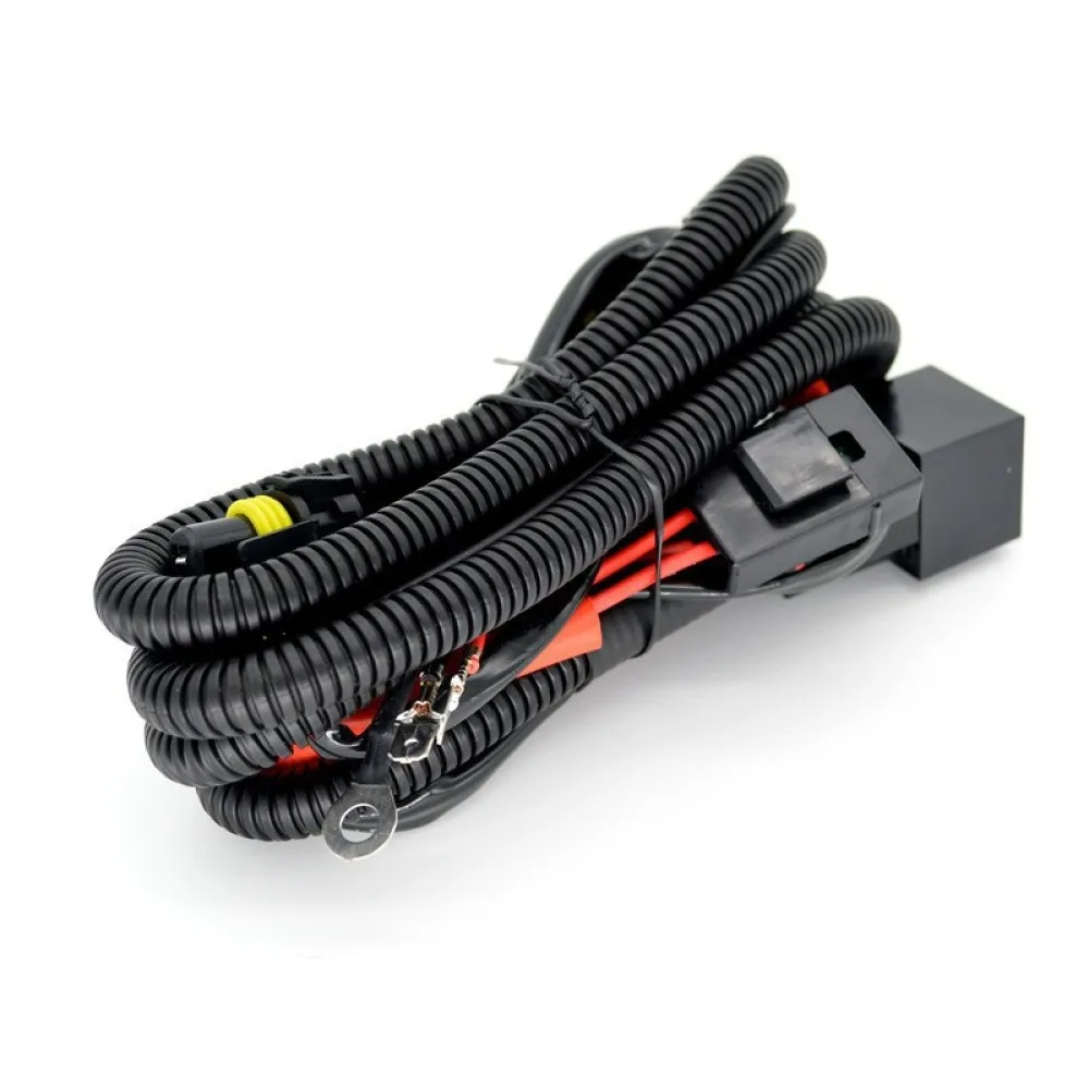 Car LED Headlight Relay Wiring Harness H7 Adapter Kit Stable Power Solution For Vehicle Lighting System Fault Repair
