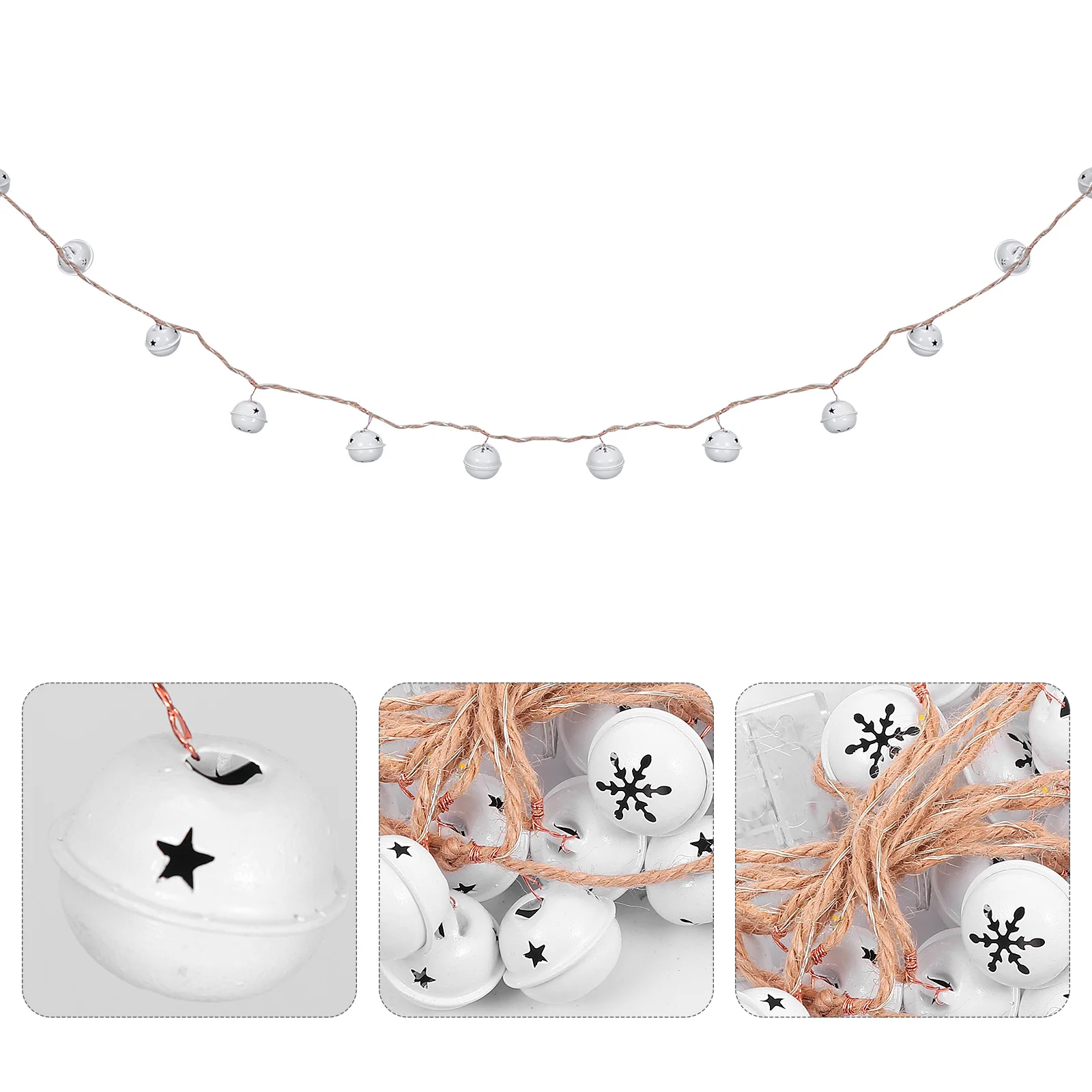 

1Pcs Christmas Light String Small Bell LED Lamp Decorative Light Energy Saving Warm Glow for Home Shop Party Christmas Lamp