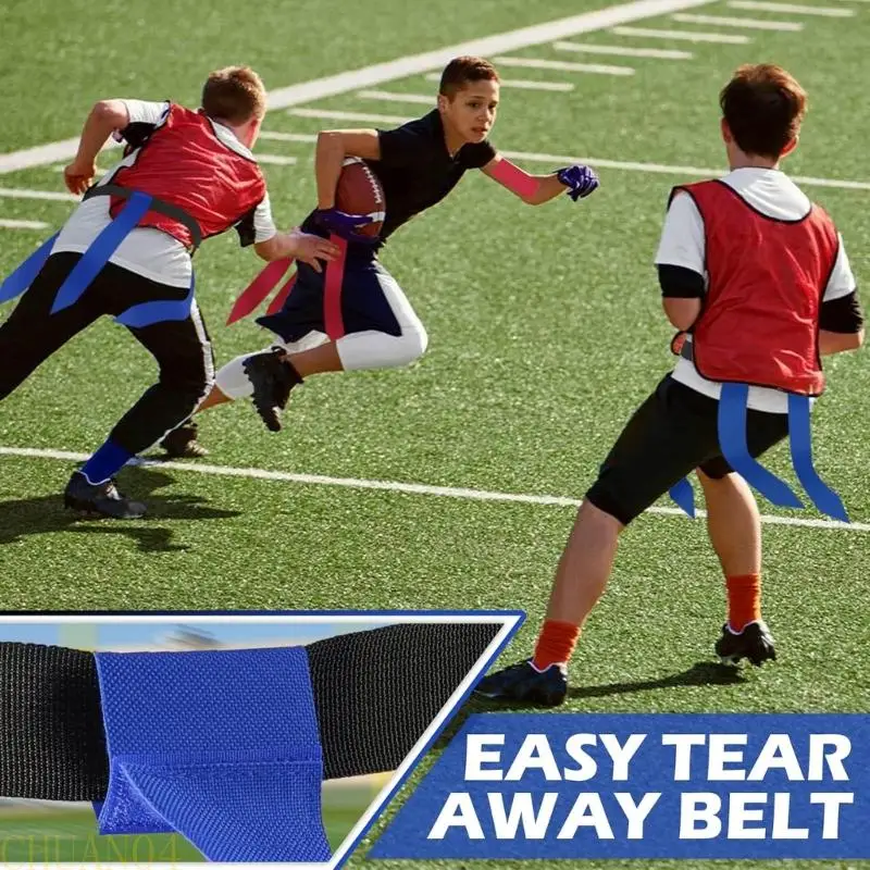 A1A2 14 قطعة حزام كرة القدم الخصر العلم كرة القدم مشبك حزام معدات تدريب كرة القدم