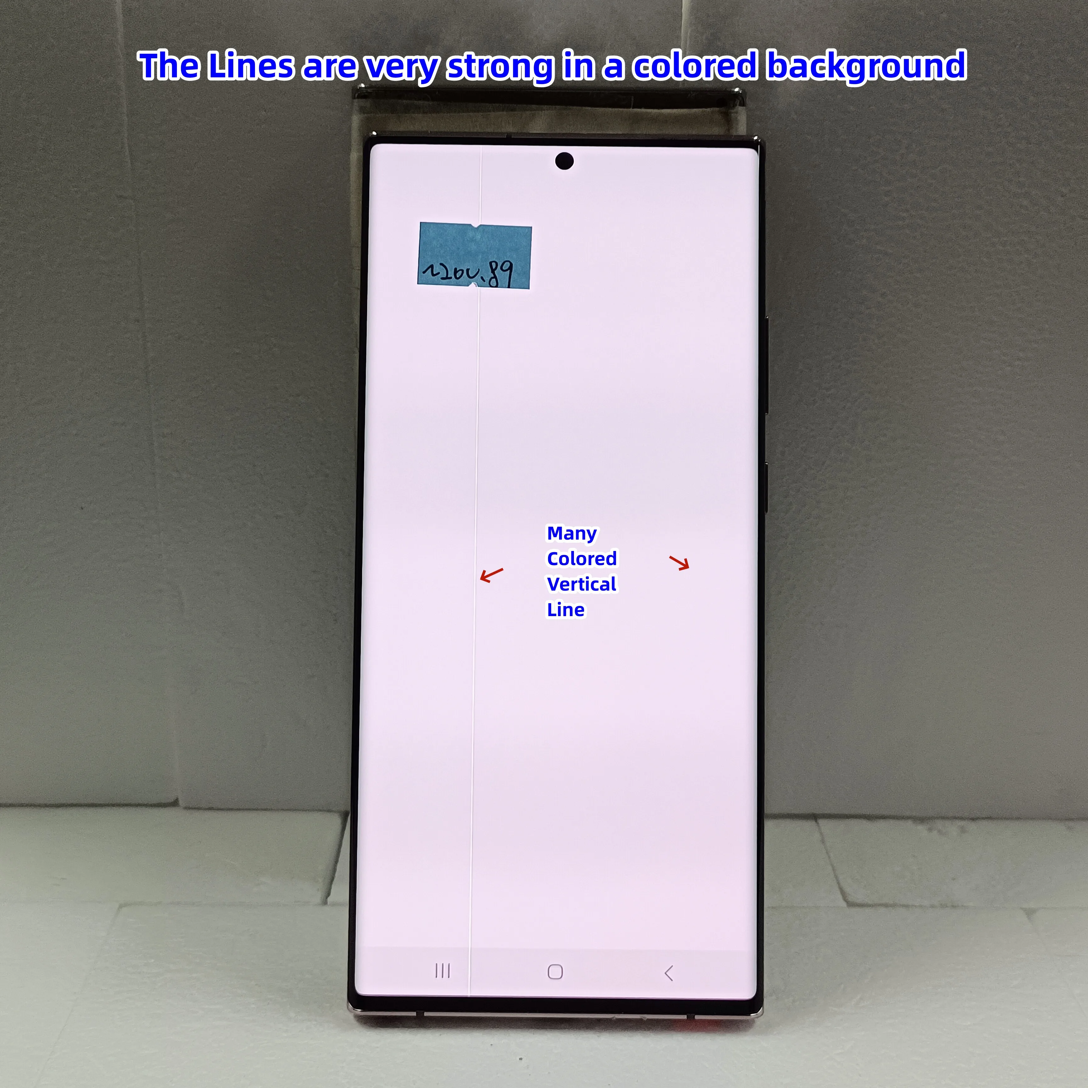 100% testowy ekran Amoled dla N20U z wadyami dla Samsung Galaxy Note 20 Ultra wyświetlacz LCD N985 N986B ekran dotykowy Digitizer