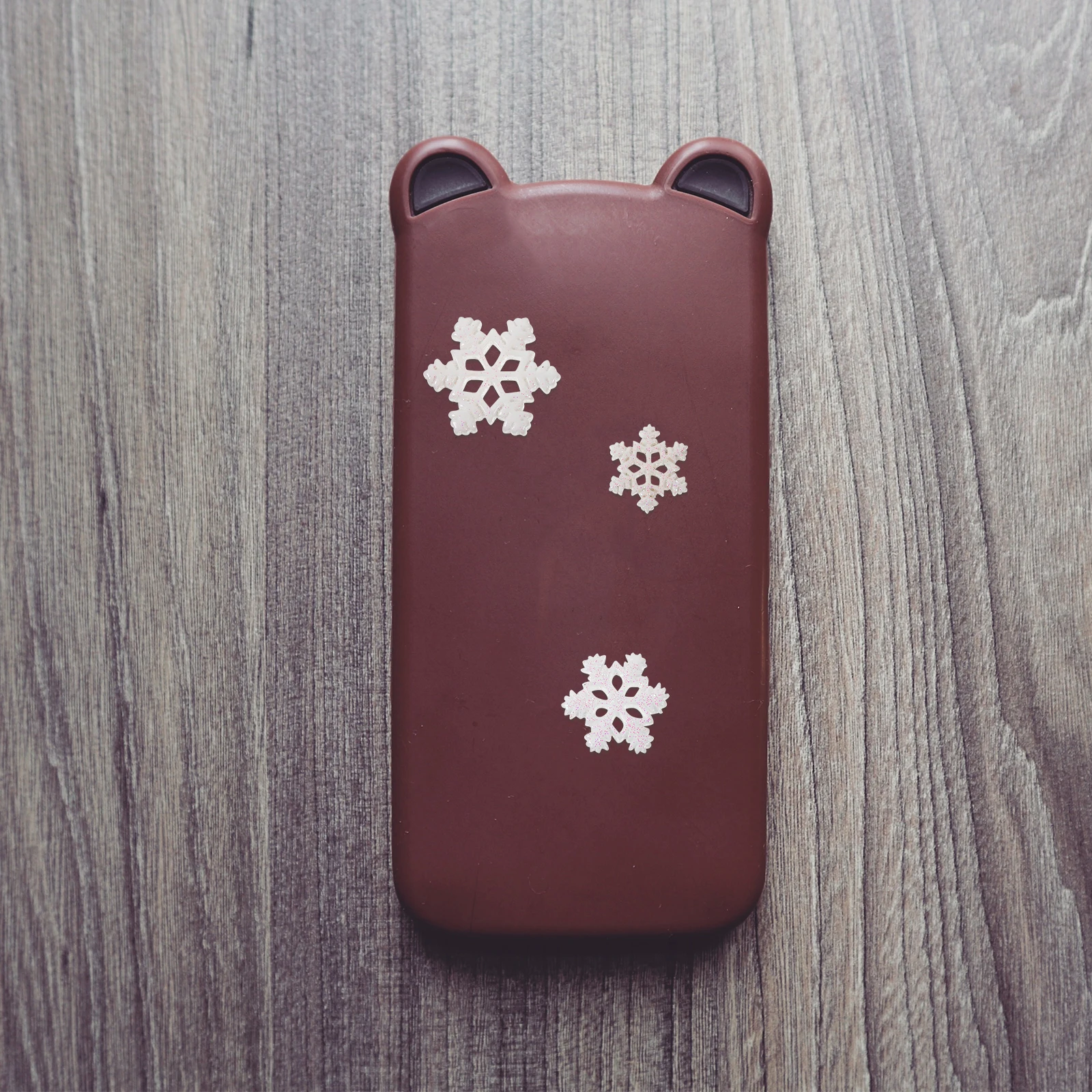 60 uds decoraciones en forma de copo de nieve Mini dijes brillantes para proyectos de bricolaje carcasa de teléfono accesorios para el cabello regalos de vacaciones artesanía