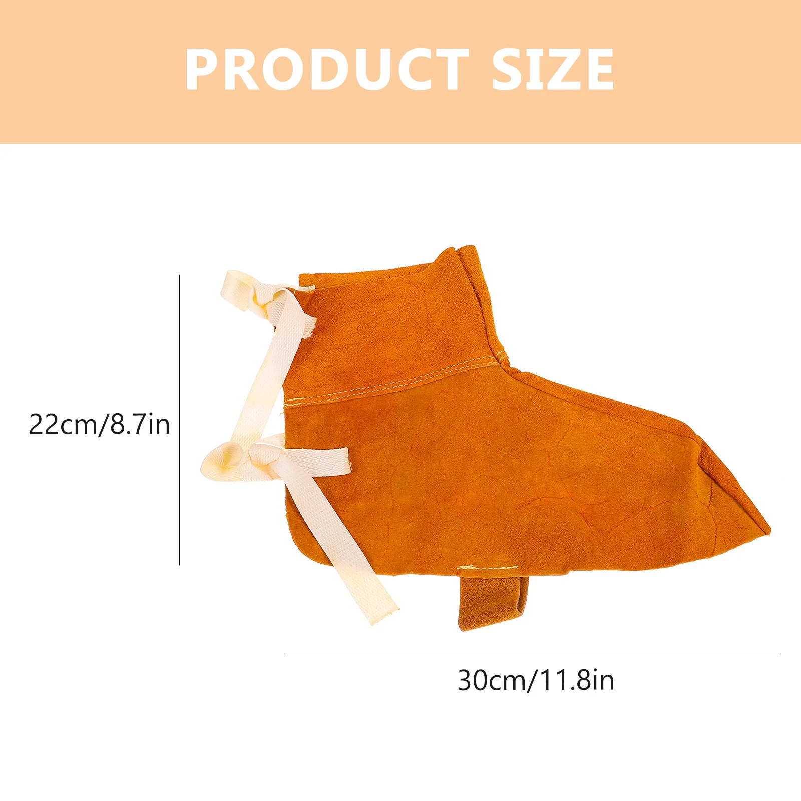 1Pair Welder Boot Protector Insulated Double Layer Design Wear Resistant Comfortable Welding Protection Welder Shoe Cover