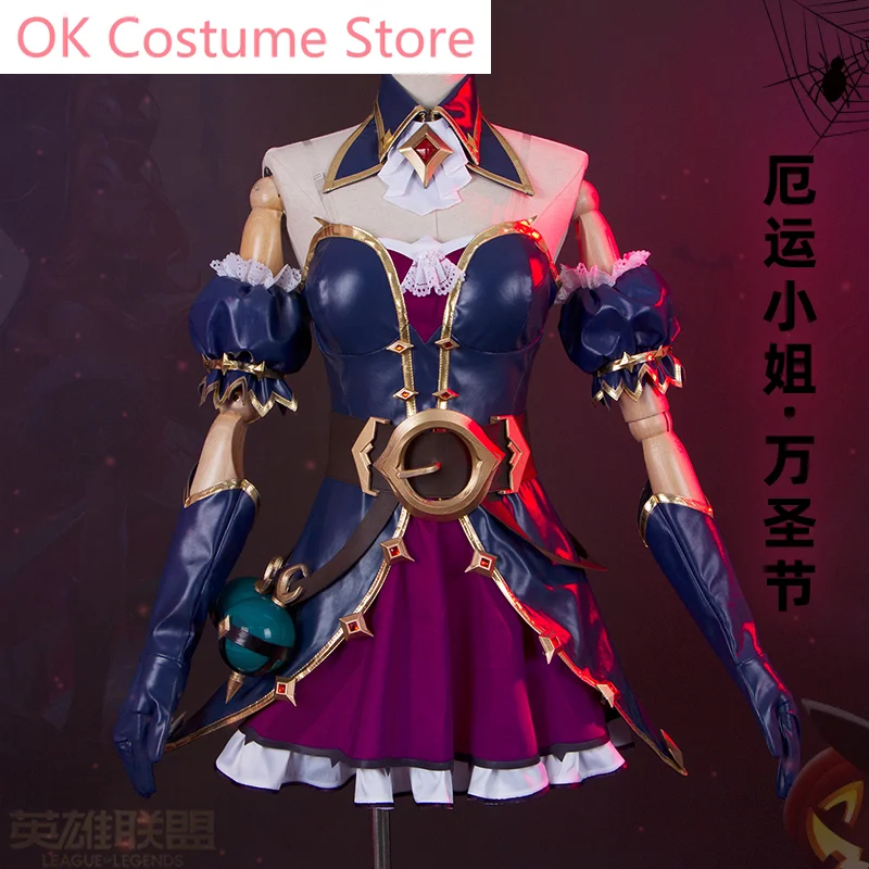 Lol Halloween Miss Fortune Dress Cosplay Costume Cos Game Anime Party Uniform Hallowen Play Role Clothes Clothing