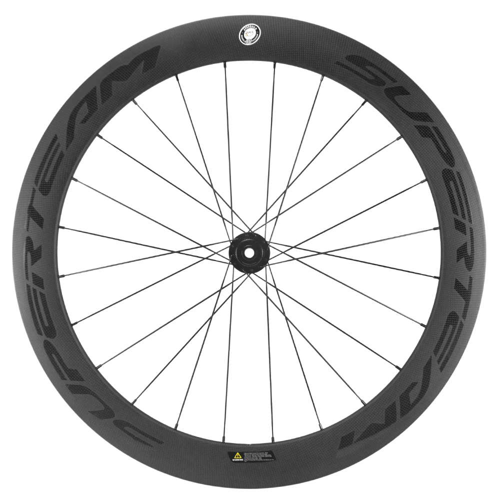 SUPERTEAM Disc Brake Carbon Wheels Center Lock/6 Bolt Road Bike Wheels 700C UCI Quality Road Racing Wheelset