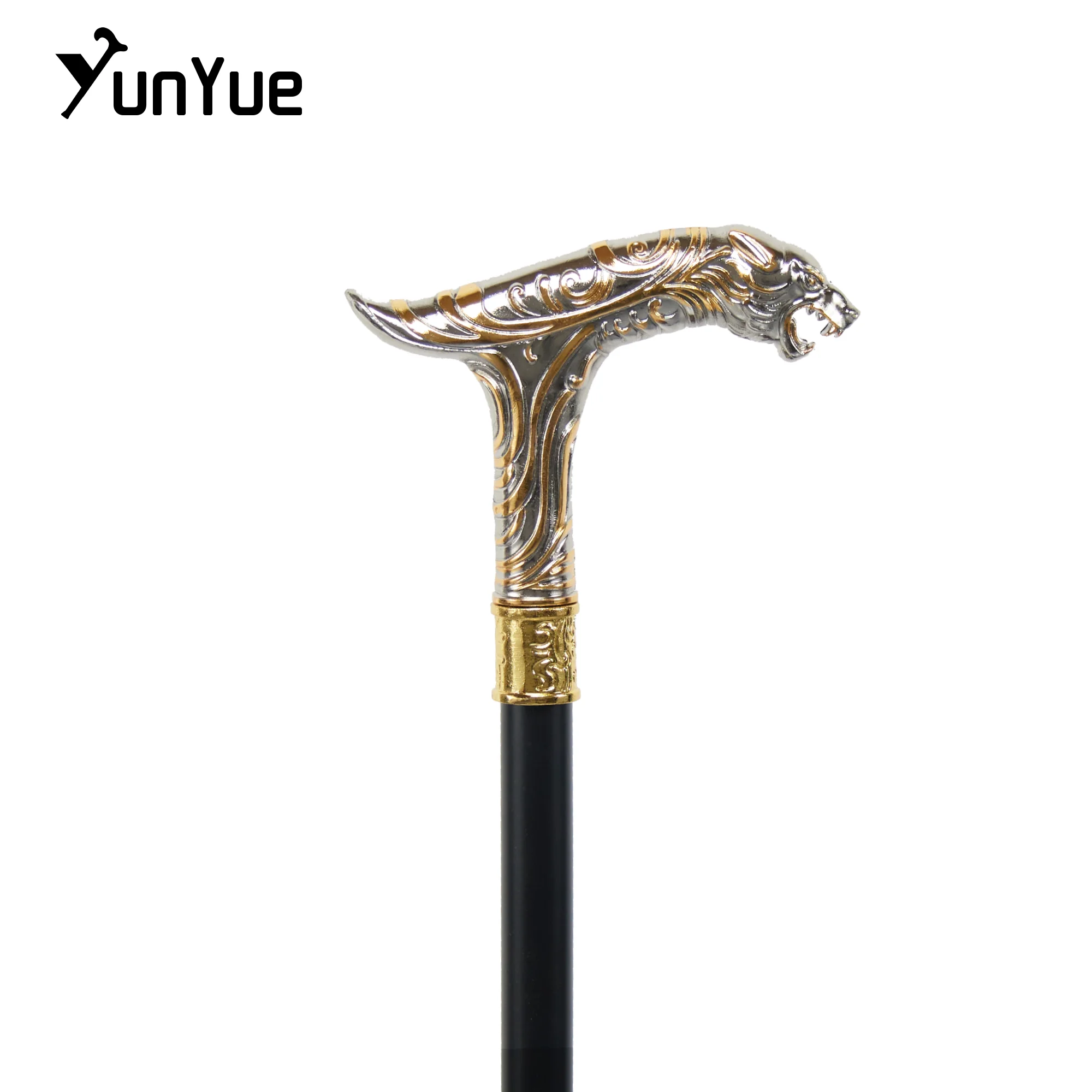 الذهب الأبيض كيلين مقبض موضة عصا للمشي شهم مجموعات فنية قصب المشي تأثيري فيلم الدعائم حفلة قصب كروسييه المقبض