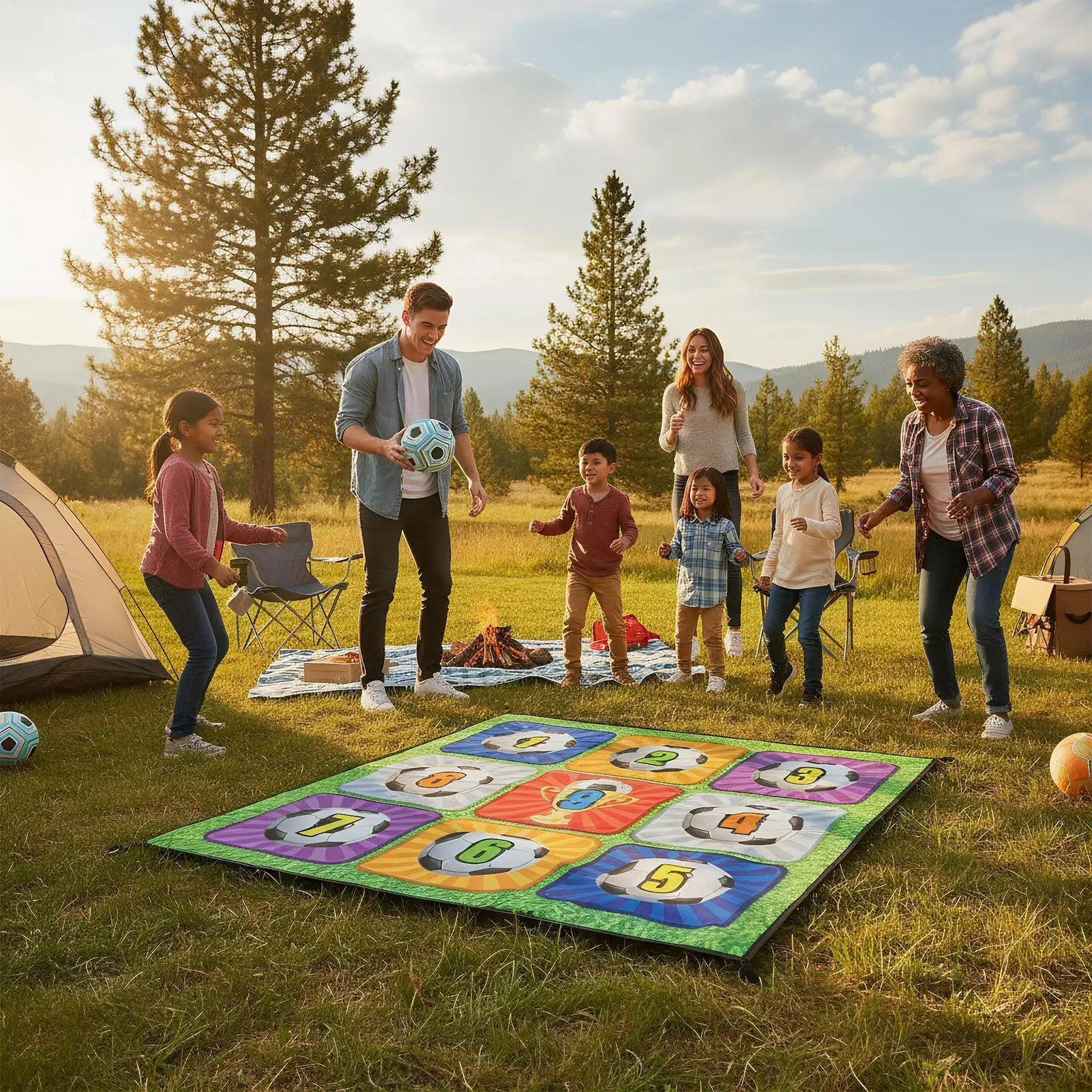 كرة القدم الهدف لعبة كرة القدم رمي ألعاب أطفال داخلي في الهواء الطلق لعبة الفانيلا حصيرة لعبة الحفلات لعب للبنين بنات الأطفال #3