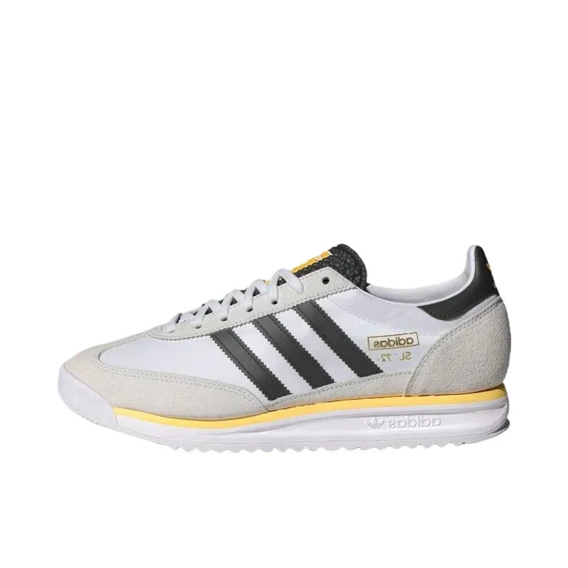 Adidas Originals SL 72 RS Mujeres y hombres Grisyish Negro Low Top Vintage Resistente Zapatos para correr de entrenamiento alemanes IH4823
