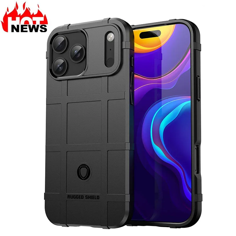 Stoßfeste Robuste Handyhülle für Apple iPhone 15 16 17 18 Pro Max 13 12 Mini 11 14 Plus Air Weiche Silikon-Schutzhülle – Detail 1