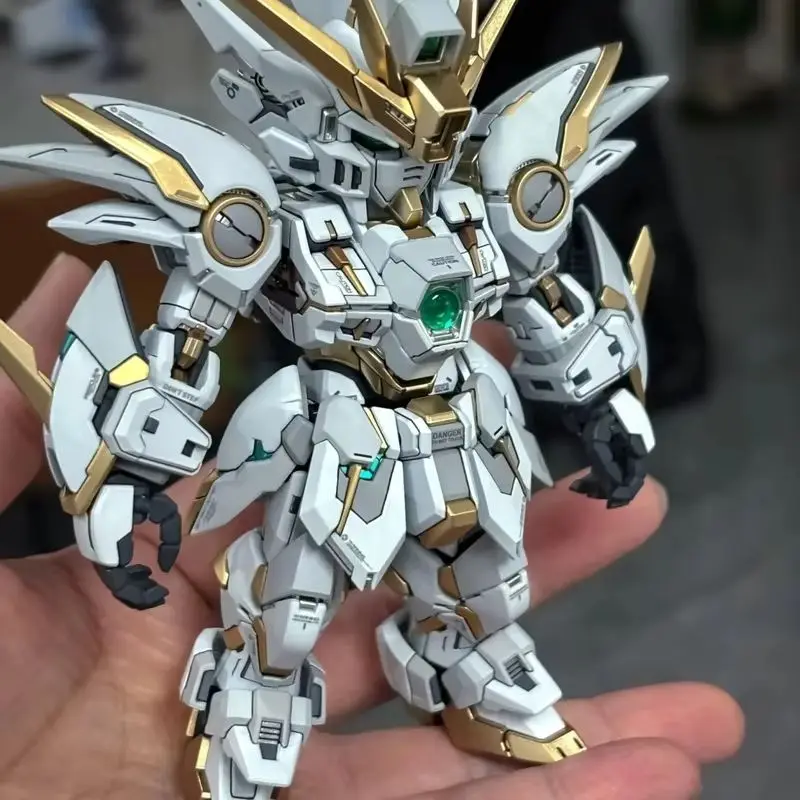 Gl Mgsd Wing Zero Ew Sneeuwwitje Versie Angel Feather Drop Mech Assembly Model Kit Action Figure Decoratie Pop Jongen Speelgoed Cadeau