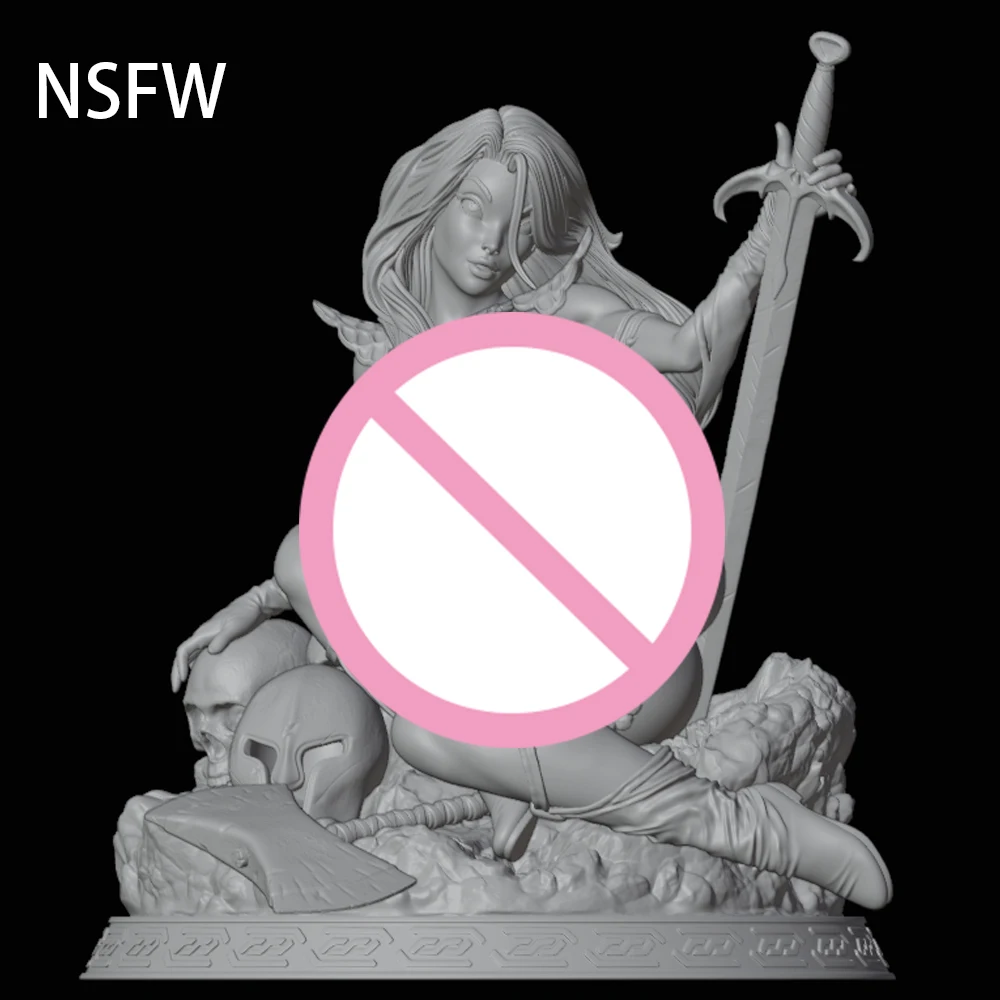 

1:24 Belle Red Sonja NSFW Doll 3d Printed Model Resin Unpainted Figure Model Kit Miniature Garage Gk Kits Unassembled Diy Toys