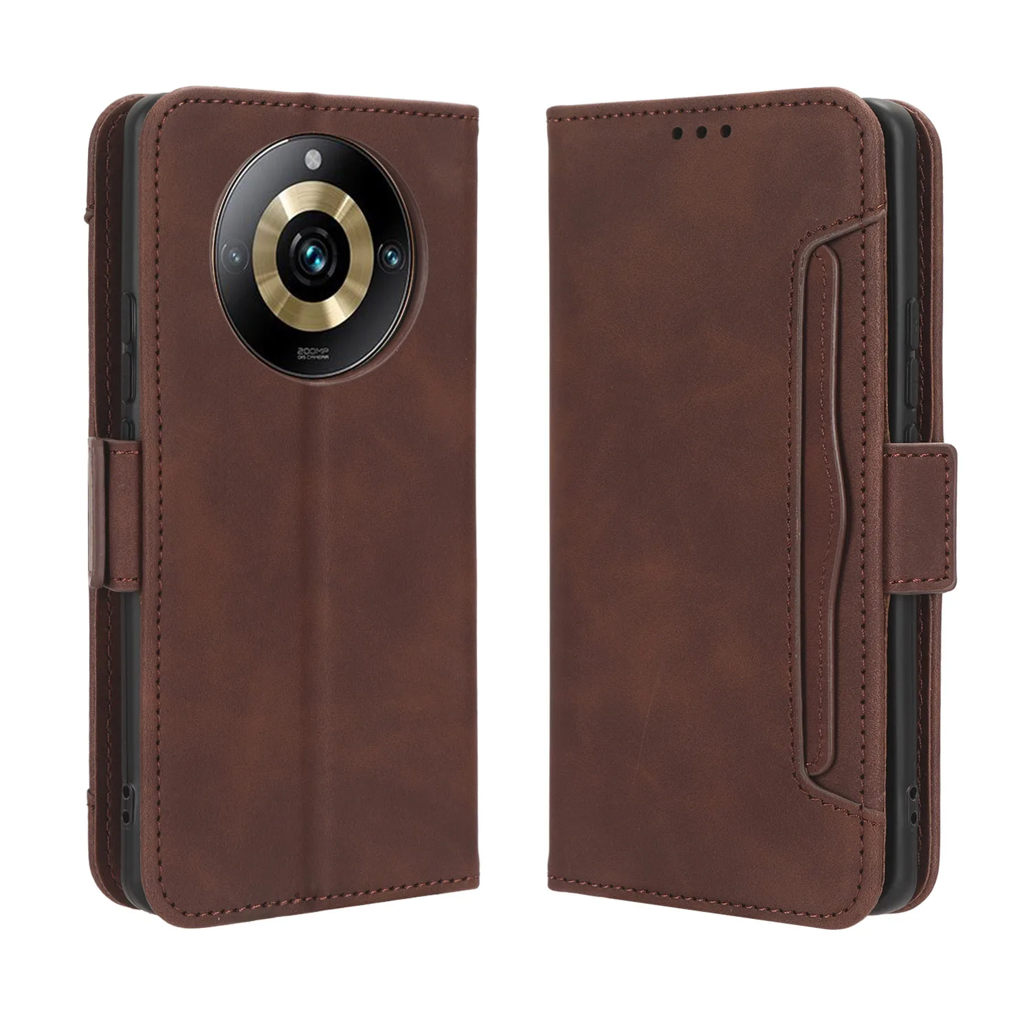 Wallet Cases For Realme 11 Pro Plus 11Pro 5G 11 Pro+ Case Magnetic Closure Book Flip Cover Leather Card Photo Holder Phone Bags