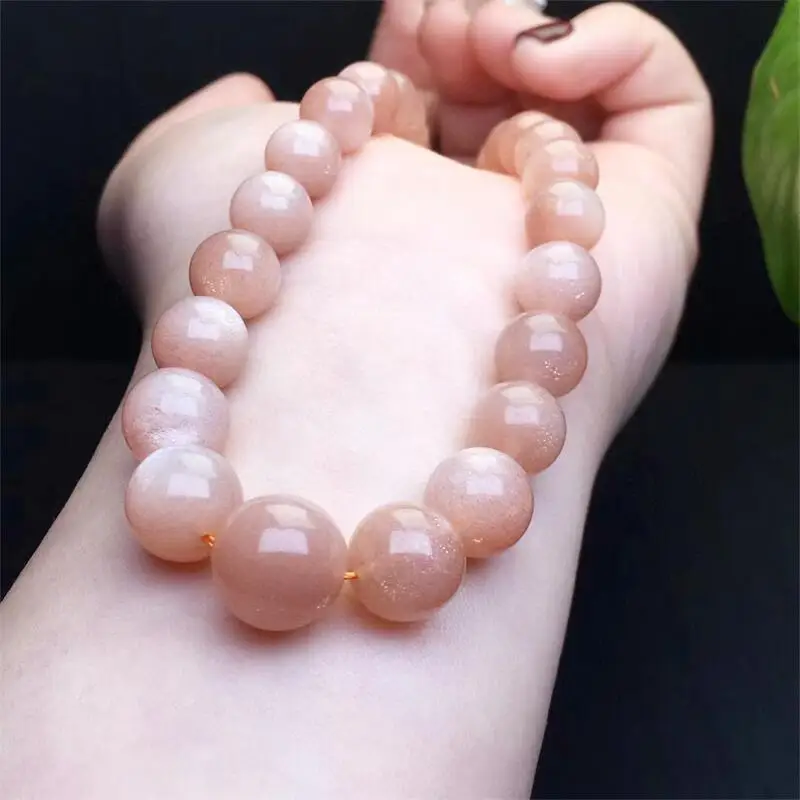 Natural Sunstone Necklace Raw Gemstone Crystal Stone Necklace Healing Reiki Jewelry Decoration Gift 1pcs 5-12MM