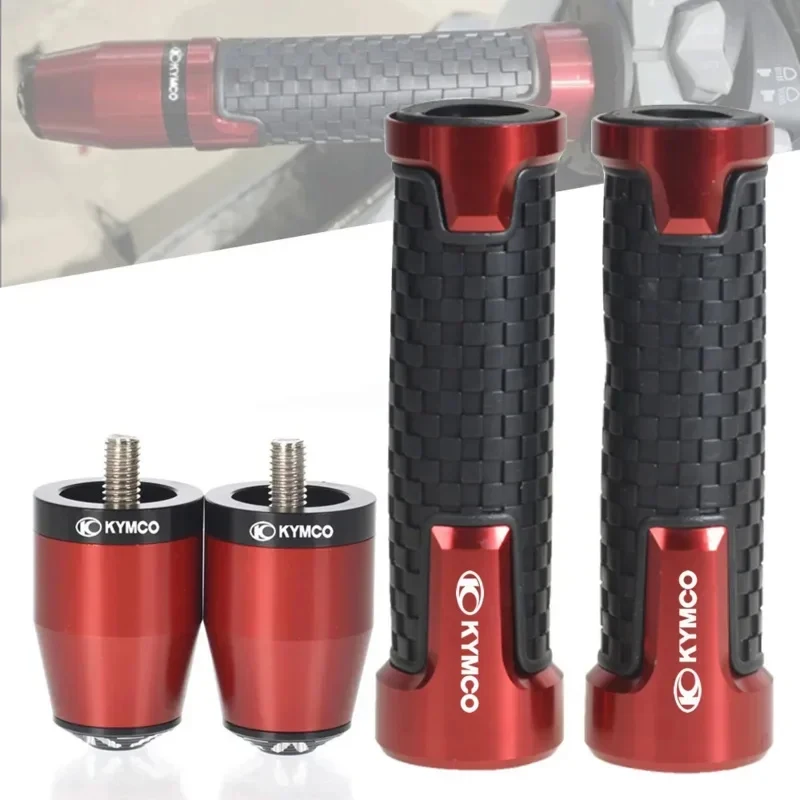 For KYMCO Downtown 125 200 250 300/i 350i k-xct 300 Xciting 250 300 400/i Motorcycle Handlebar Grips Handle Bar Ends Plug