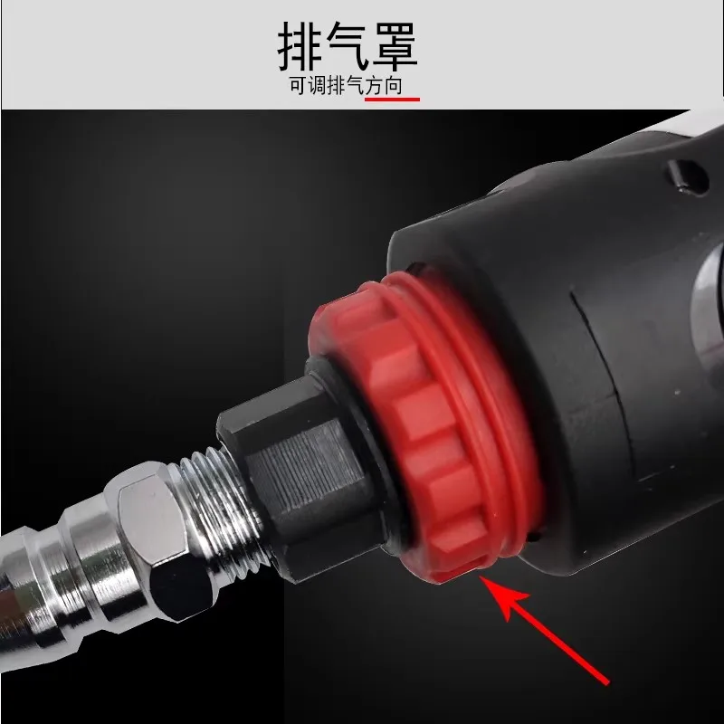 Gongkong 90/120 Degree Elbow Angle Grinder with Handle, Polishing Machine, Right-Angle Pneumatic Engraving Machine