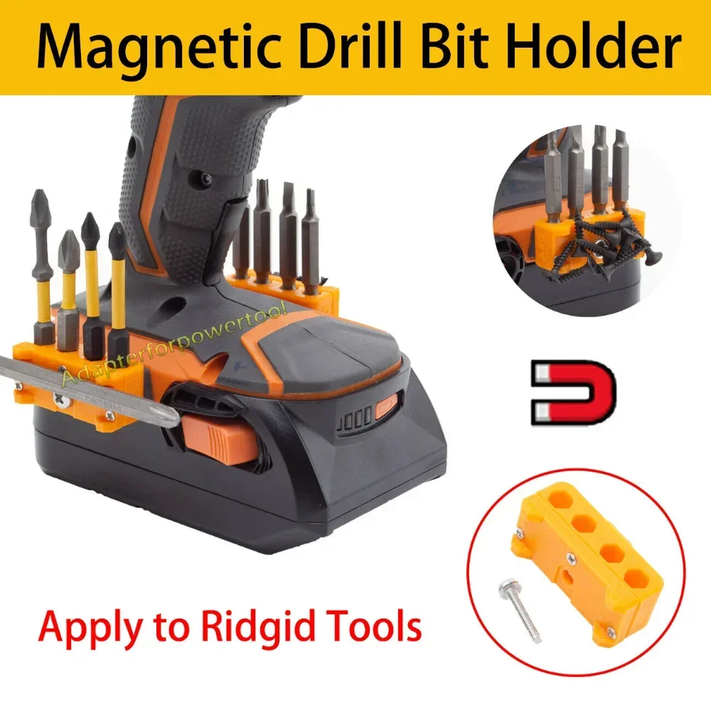 2024 NEW TOP Magnetic Drill Bit Holder for RIDGID AEG 18V 20V Tools (w/ Screw)