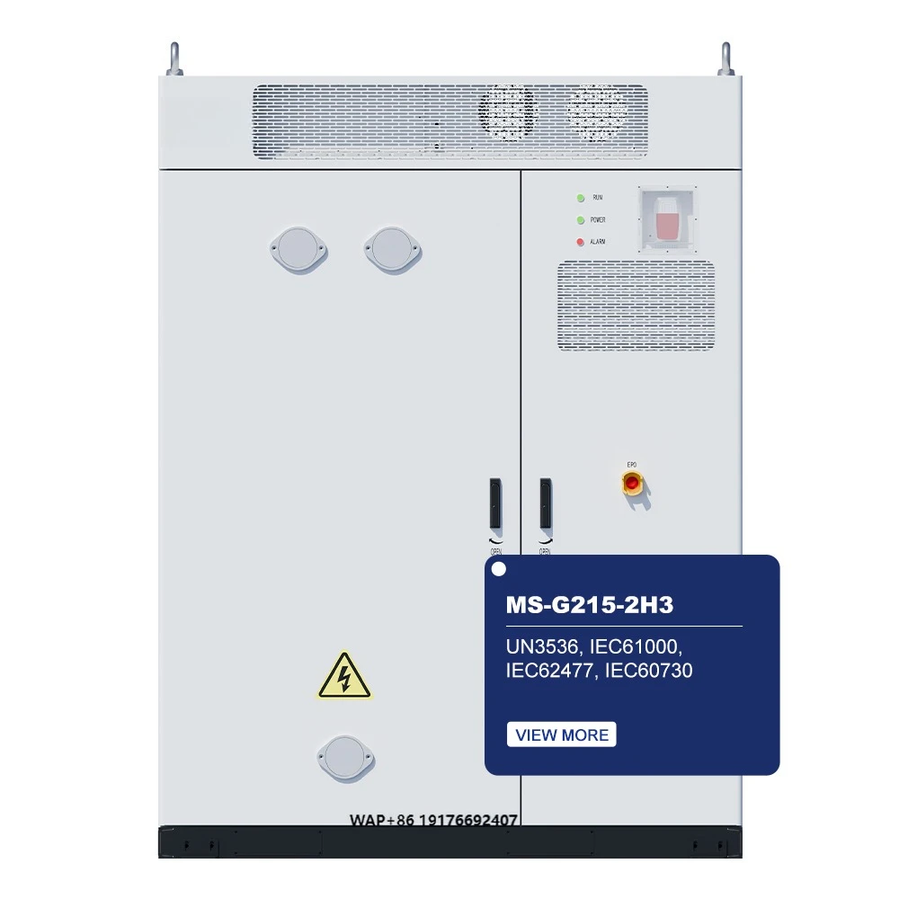Deye Ms-G215-2H3 All-in-One LiFePO4 Cabinet IP54 Protection Solar Energy Storage System Liquid Cooling Hybrid Grid Fast Ship