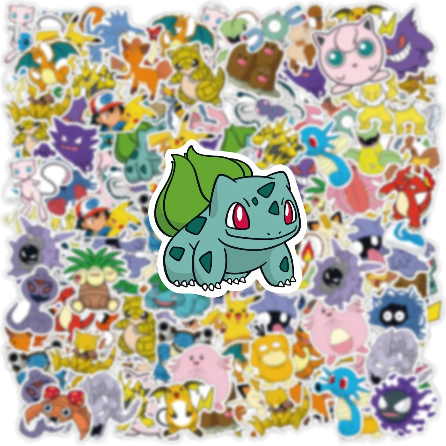 50 قطعة أنيمي البوكيمون ملصقات لطيف الكتابة على الجدران الديكور Skateboard بها بنفسك لوح التزلج الهاتف الثلاجة الدراجة الكرتون الشارات ملصق للطفل لعبة هدية