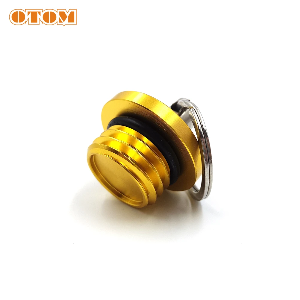 OTOM Motorcycle CNC Aluminum Oil Filler Plug Cap Eccentric Lock Safety Anti-theft Oil Drain Sump Nut For ZONGSHEN NC250 NC450