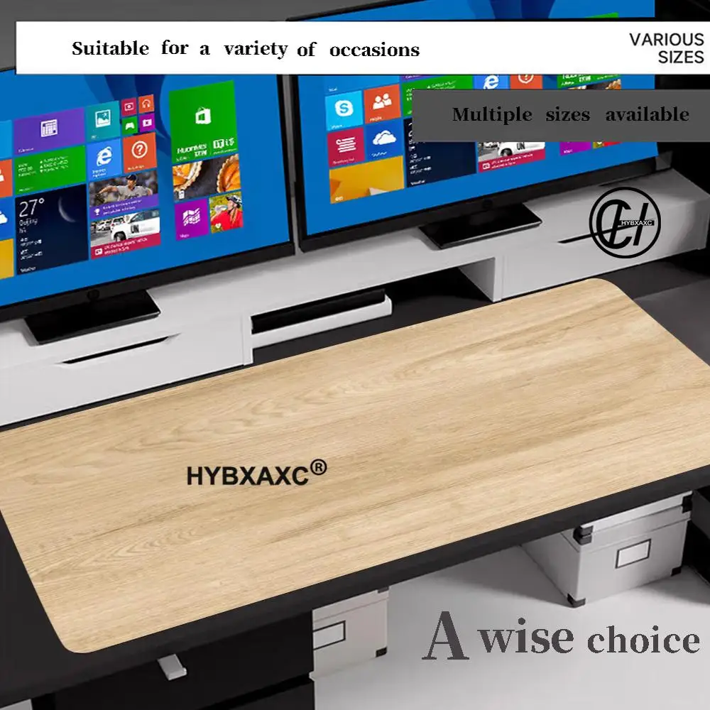 

HD Mousepad Xxl Pc Gamer Wood Textured Mouse Mats Gaming Accessories Office Carpet Laptop Desk Mat Deskpad Computer Mouse Pad