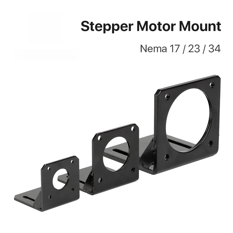 Motor base for nema17 nema23 nema34 stepper motor aluminum fixed seat fastener mounting bracket support